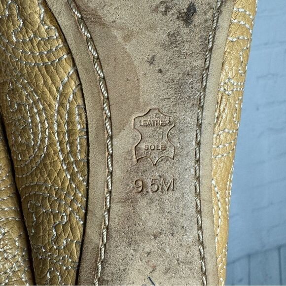 Tory Burch embroidered leather flats - Picture 6 of 8